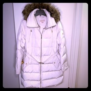 Michael Kors ivory winter coat